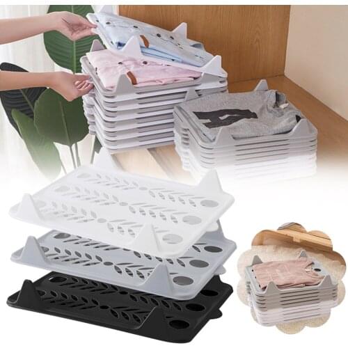 Clothes Folding Board T-Shirts Organizer Save Time Space Quick Folder Clips Adult Kids Clothes Organization Wardrobe Storage 1PC