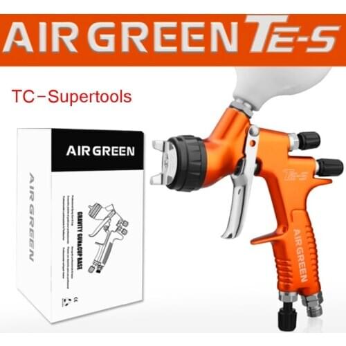 Spray gun GTI pro lite golden painting gun TE5 1.3mm nozzle paint gun water based air LISSON