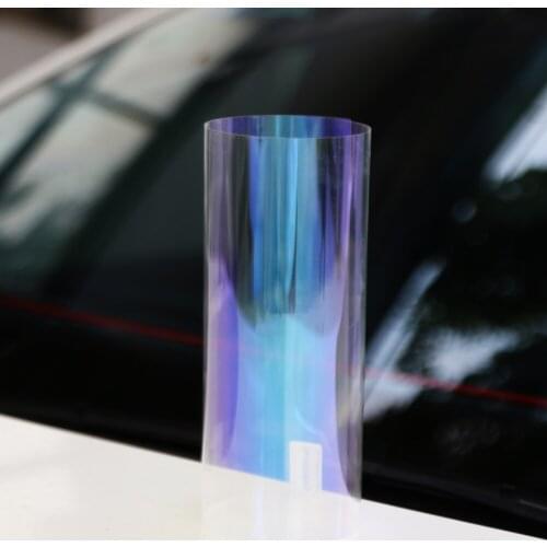 SUNICE 80%VLT Red/ Blue Chameleon Window Film Building Home Window Film Solar Tint 99% Anti-UV Nano ceramic tint