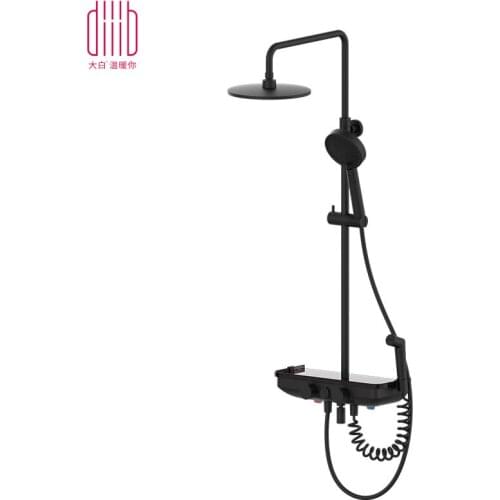 Diiib Dabai Heiyao Thermostatic Shower Set Thermostatic Mixer 3-Modes Adjustable Shower Self-cleaning Top Spray Bathroom Tools
