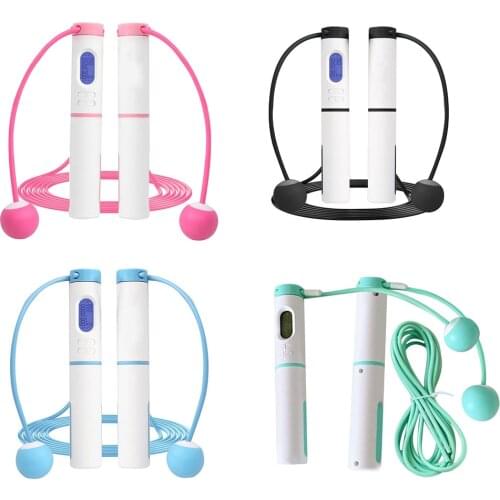 Smart Cordless Skipping Rope Electronic Cordless Jumping Rope Digital Counting Skipping Cord Indoor Outdoor Fitness Equipment