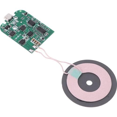 1pc universal Portable 15W Qi Fast Charging Wireless Charger PCBA DIY standard Accessories transmitter module coil circuit board