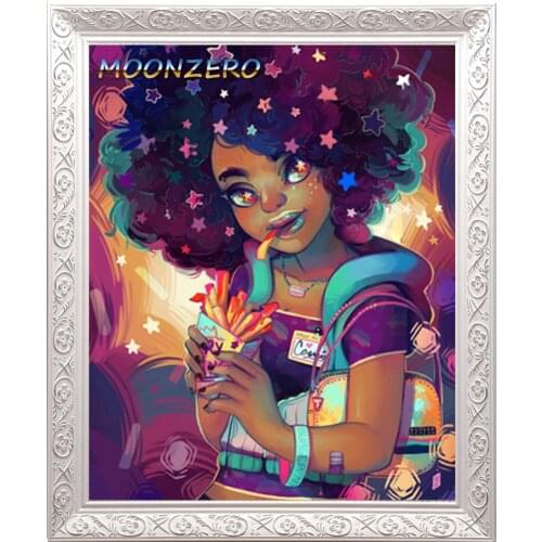 New Arrival Knitting Needlework DIY Diamond Painting Portrait Full Square Crystal Rhinestones Cross Stitch Kits Home Decoration