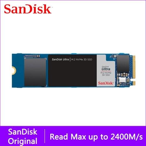 SanDisk Ultra SSD Drive Hard Disk 1TB M.2 NVMe 3D SSD 500gb 250gb Internal Ssd M2 2TB PCIe Gen 3.0 x 4 HDD For Laptop Desktop
