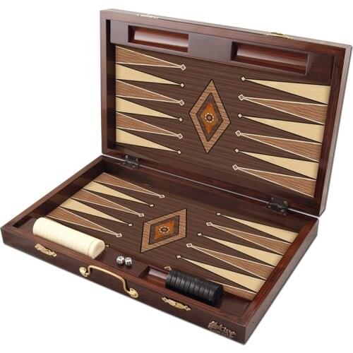 Star VIP Bag Backgammon Trendy Family Board Games Very Special Gift Woman Man New Home Best Quality