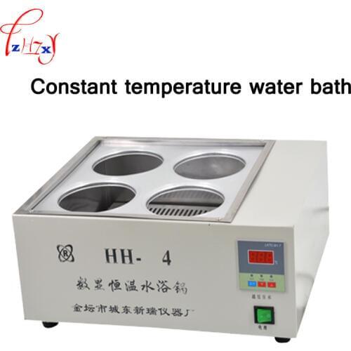 1PC 220V 4 - hole digital display electric thermostatic water bath tank tank HH-4 4 hole lab thermostatic water bath machine