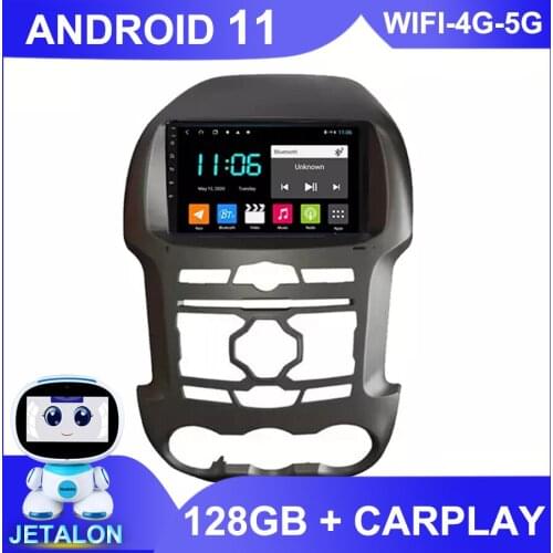For Ford Ranger F250 2012 Car Radio Stereo GPS Navigator 6GB Ram 128GB Rom Autoradio 2Din Android 11 Bluetooth Multimedia Player