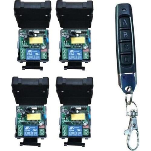 AC 220V wireless relay remote control switch Receiver transmitter controller lighting Stairs/corridors/doorbells