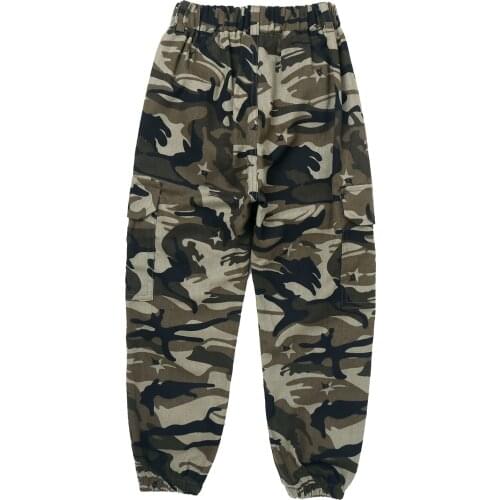 Children Outdoor Camouflage Joggers Trousers Kids Boys Casual Cargo Pants Children Clothing Cotton Teenage Boys Sport Pants
