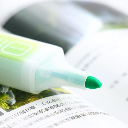 DL Love of lovely creative stationery, candy, color and large capacity fluorescent pen student key marking pen 6 color
