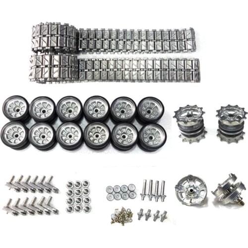 Henglong 3899-1 3899A-1 1/16 China 99/99A RC tank Upgrade parts Steel Gear box /Metal track/metal wheel hub set/Metal main gears