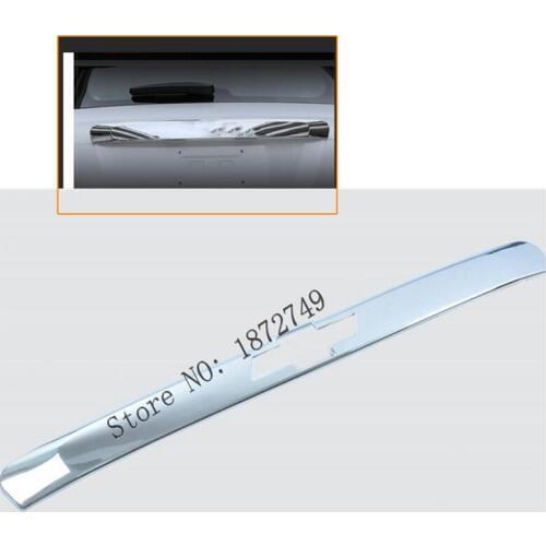 2014 2015 2016 2017 2018 For Chevrolet TRAX ABS Chrome Rear Trunk Lid Cover Trim 1pcs styling accessories