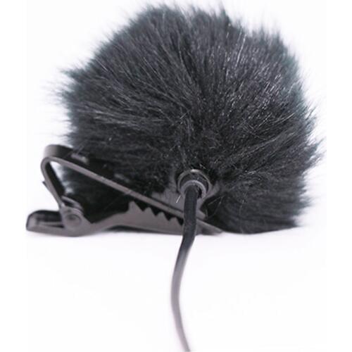 JETTING New JETTING Artificial Fur Windscreen Windshield Wind Muff for Lapel Lavalier Microphone Mic