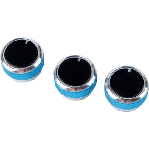 Auto Car Aluminum Alloy Air Conditioner Button Air Switch Knob For Ford Focus