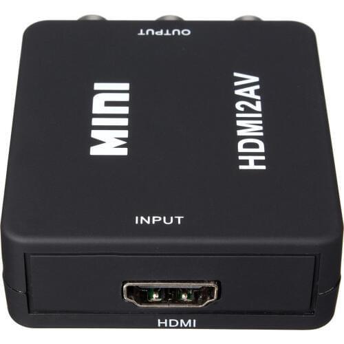 New Mini HDMI to RCA Composite Video Audio AV Adapter Converter Adapter 720P 1080P