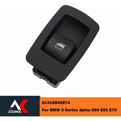 Driver Power Master Window Switch Console For BMW 3 3pins E90 E91 E70 61316945874 Window Single Lifter Switch Control Button