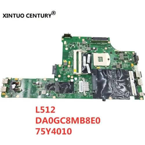 For Lenovo Thinkpad L512 Laptop motherboard 75Y4010 DA0GC8MB8E0 HM55 DDR3 Notebook Mainboard