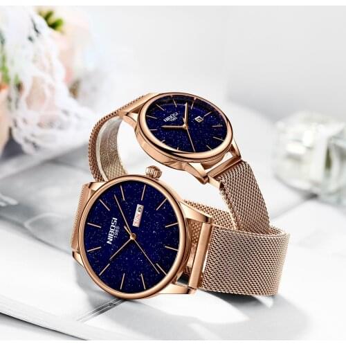 NIBOSI Starry Sky Men Watch Fashion Sport Waterproof Auto Date Quartz Wristwatch Top Luxury Brand Clock Relogio Masculino