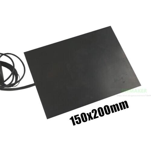 3D Printer Silicone Rubber Heater 150x200mm 100W 150*200mm Electric Heating Pad / Heat Bed
