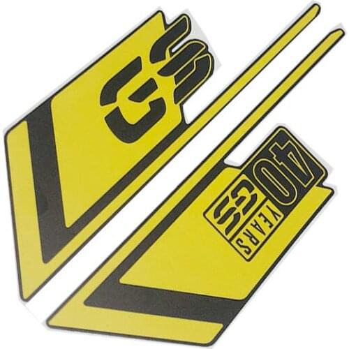 For BMW R1250GS ADV LC Waterfowl Modification Head Side Panel Sticker Bird Beak Fairing Decoration Sticker 40th Anniversary