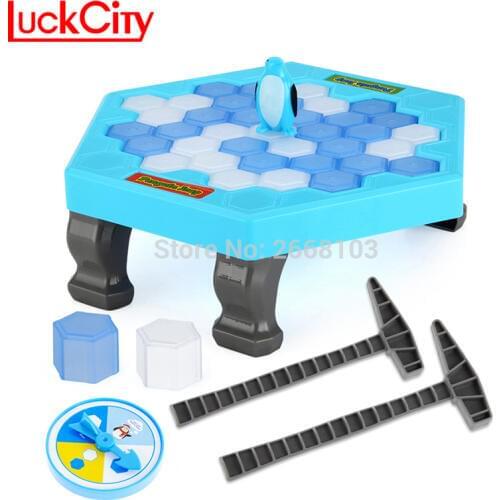 Penguin Ice Breaking Save The Penguin Fun Family Kids Toy For Children Desktop Game Who Make The Penguin Fall Off Lose This Game