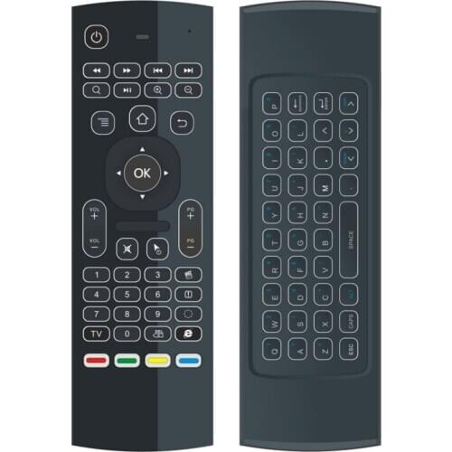 MX3 Backlit Air Mouse Smart Remote Control 2.4G RF Wireless Keyboard for TV Box Android X96 Mini KM9 A95X H96 MAX