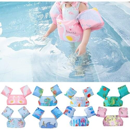Cartoon Baby Float Arm Sleeve Buoyancy Life Vest Safe Foam Pool Swim Ring Pool Float Swimming Ring Kid Swimsuit