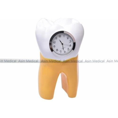 Dental Tooth Clock resin handicraft Dentist Gift Resin Crafts Dental clinic decoration furnishing articles Creative Artwork