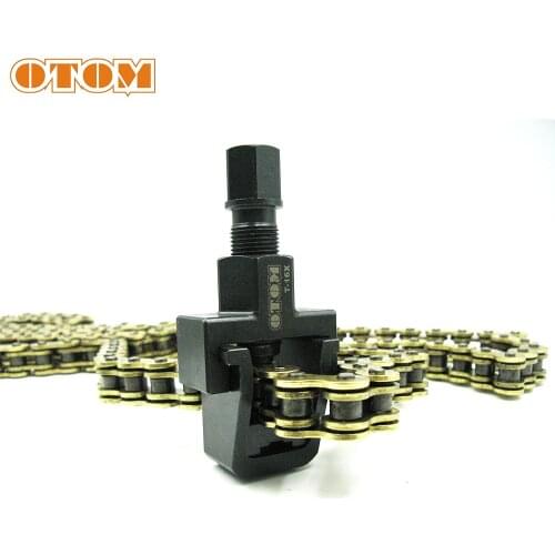 OTOM Universal Motorcycle Chain Breaker Kit Timing Cam Chain Breaker Cut Rivet Removal Tool For 520 525 530 3 Models Of Chain