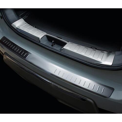 For Nissan X-Trail X Trail T32 Rogue 2014 2015 Stainless Steel Rear Bumper Protector Sill Trunk Guard Cover Trim Car Accessories
