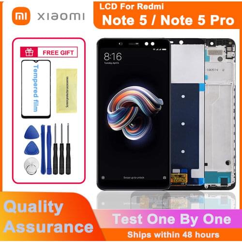 5.99" Original LCD For Xiaomi Redmi Note 5 LCD Display Screen For Redmi Note 5 Pro LCD Digitizer Sensor Glass Lens Assembly