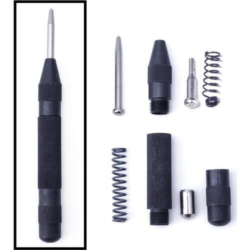 1PC Heavy Duty Automatic Centre Punch Spring Loaded Metal Wood Press Dent Marker High Quality