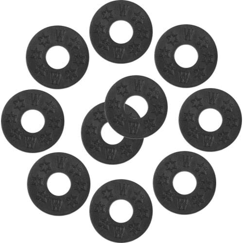 10pcs Acoustic Guitar Strap Locks Blocks Anti-slip Rubber Material Guitar Parts & Accessories for Electric Guitars Bass