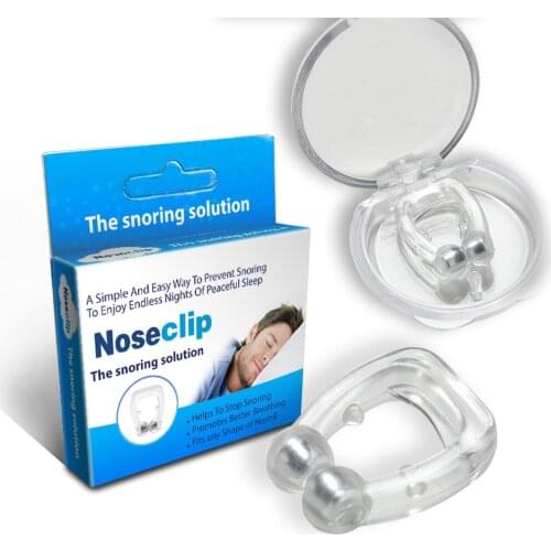 5 pcs/lot OEM Long Terms Supply Stop Snore Snore Free Magnetic Breathing Nose Clip Snore Stopper