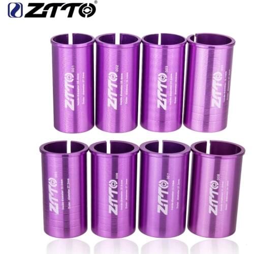 ZTTO Bicycle seatpost adapter alloy sleeve convert seat post tube conversion adapter 25.4 27.2 28.6 30.4 30.8 31.6 33.9 34.9