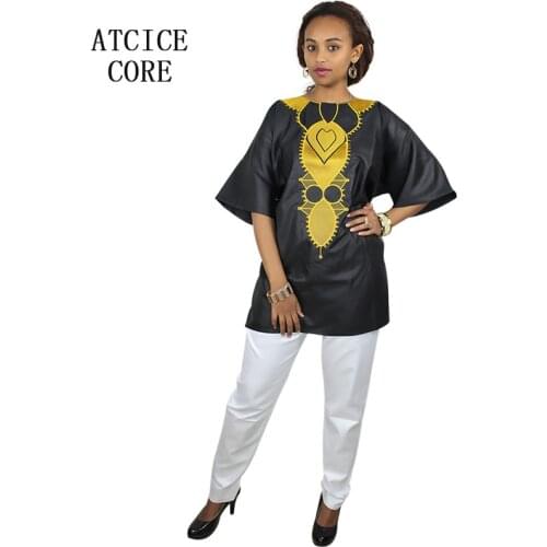 African dress for woman bazin riche embroidery design dress short rapper with scarf
