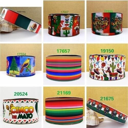 Free shipping 10 yards 38mm grosgrain 3 dot ribbon 9490