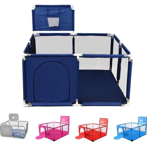 126*126*66cm Baby Playpen With Shooting Frame With Shooting Frame Portable Playpen Activity Center Kid Toys