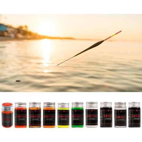 Fluorescent Oil Fluorescent Paint Tail Painting DIY Craft Fishing Floats Indicator Visualable Buoy Tail Tackle Accessory