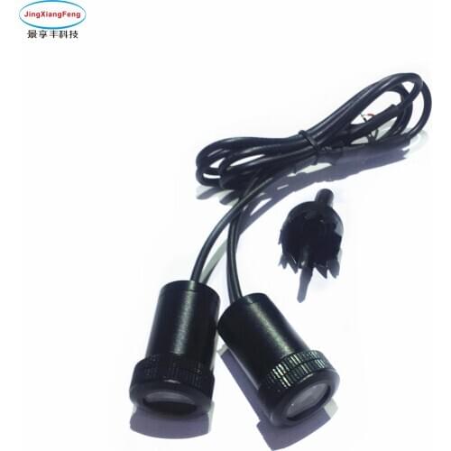 JXF Car Lights Signal Decorative Lamp Accessories 2 Pcs for Great Wall Gumpert Kymco Door Welcome LED Ghost Shadow Universal