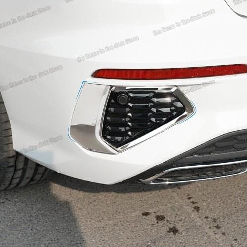 Lsrtw2017 Car Rear Fog Light Cover Kit Decoration Trim for Audi A3 8y 2021 2022 Accessories Auto Styling Parts Stainless Steel