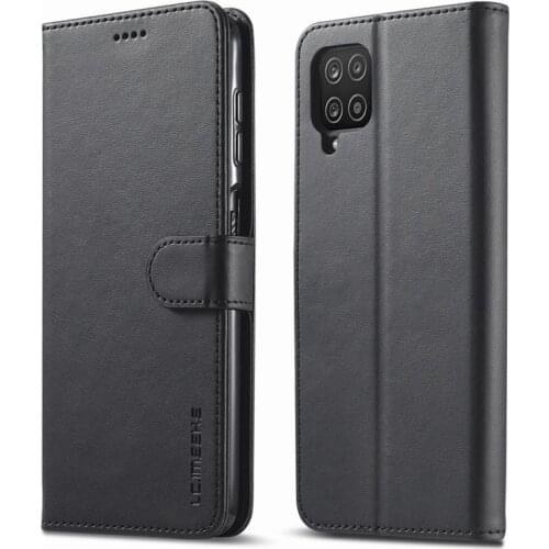 Leather Case For Samsung Galaxy M12 Cover Case Flip Magnetic Wallet Card Stand Phone Bags Case For Samsung M 12 Cover Capa