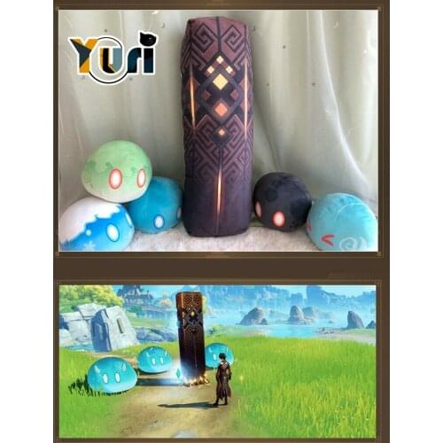 Genshin Impact Zhong Li Zhongli Slime Doll Pillar Plush Pillow Doll Toy Cushion Soft Cute Daily Cos Cosplay Gift Fashion