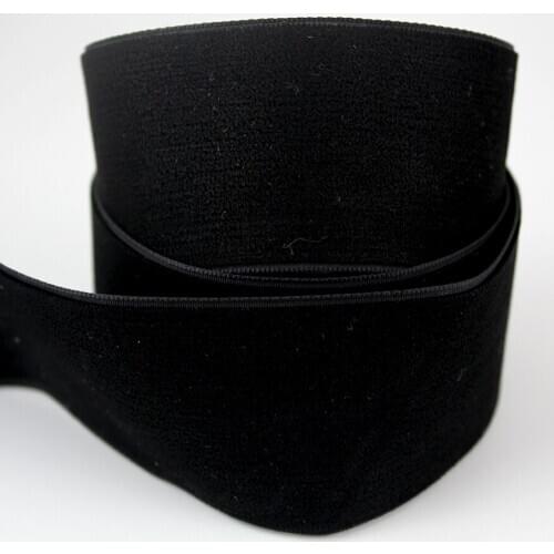 10 yards or 20 yards single face balck no elastic nylon velvet ribbon 38mm webbing garment sewing accessories ribbons