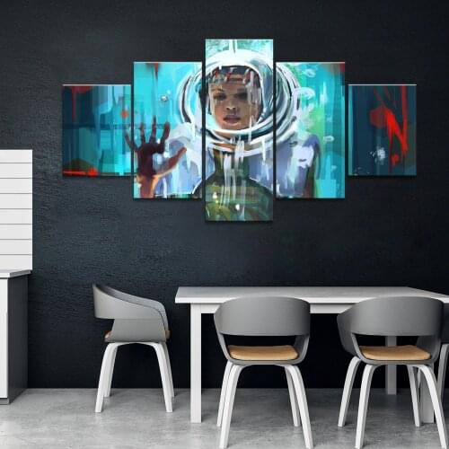 Home Decor Modular Canvas Picture 5 Piece Stranger Things 3 Movie Art Painting Poster Wall For Home Canvas Painting Wholesale