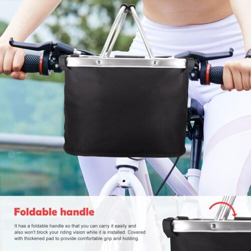 Front Basket For Bicycle 10KG Load Removable Bike Trunk for Bicycle Pet Dog Cat Rabbit Carrier Foldable Bike Bag For Bicycle