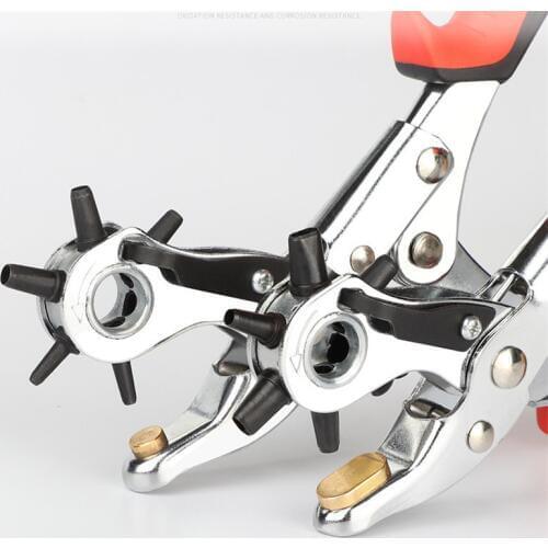 Effortless Leather Belt Puncher Belt Multi-Functional Punch Pliers Diy Household Pants With Table Drill Hole Machine Tool