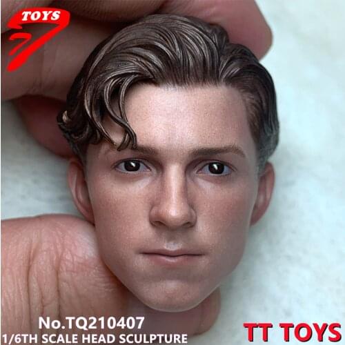 Pre Sale Little spider TTTOYS 1/6 Tom Holland Head Carving TQ210407 Fit 12'' Male Figure Body