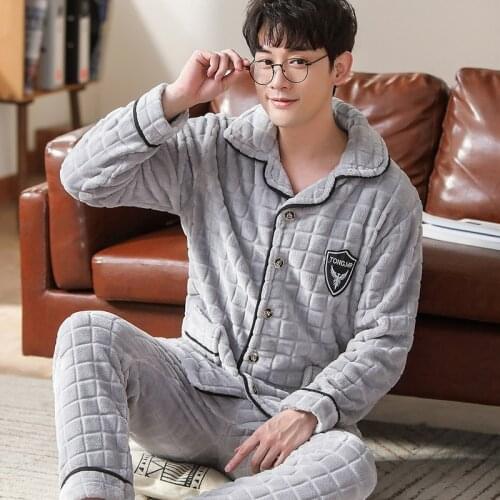 QIANTANG Mens Home Suits