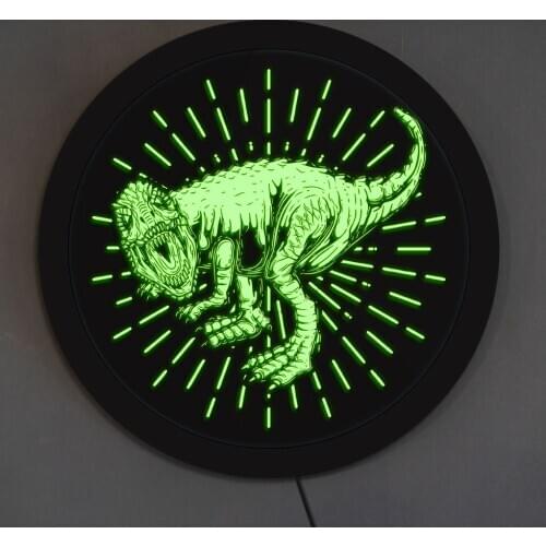 Tyrannosaurus Rex LED Neon Sign Jurassic Period Dinosaur Lighting Wall Art Home Decor T-Rex Decorative Signs Lights Dino Gifts